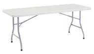 cover Folding Tables, 6' Speckled Gray with Gray Frame